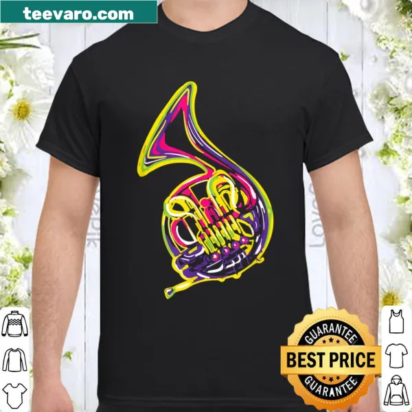 Illustration of a French horn for musicians
