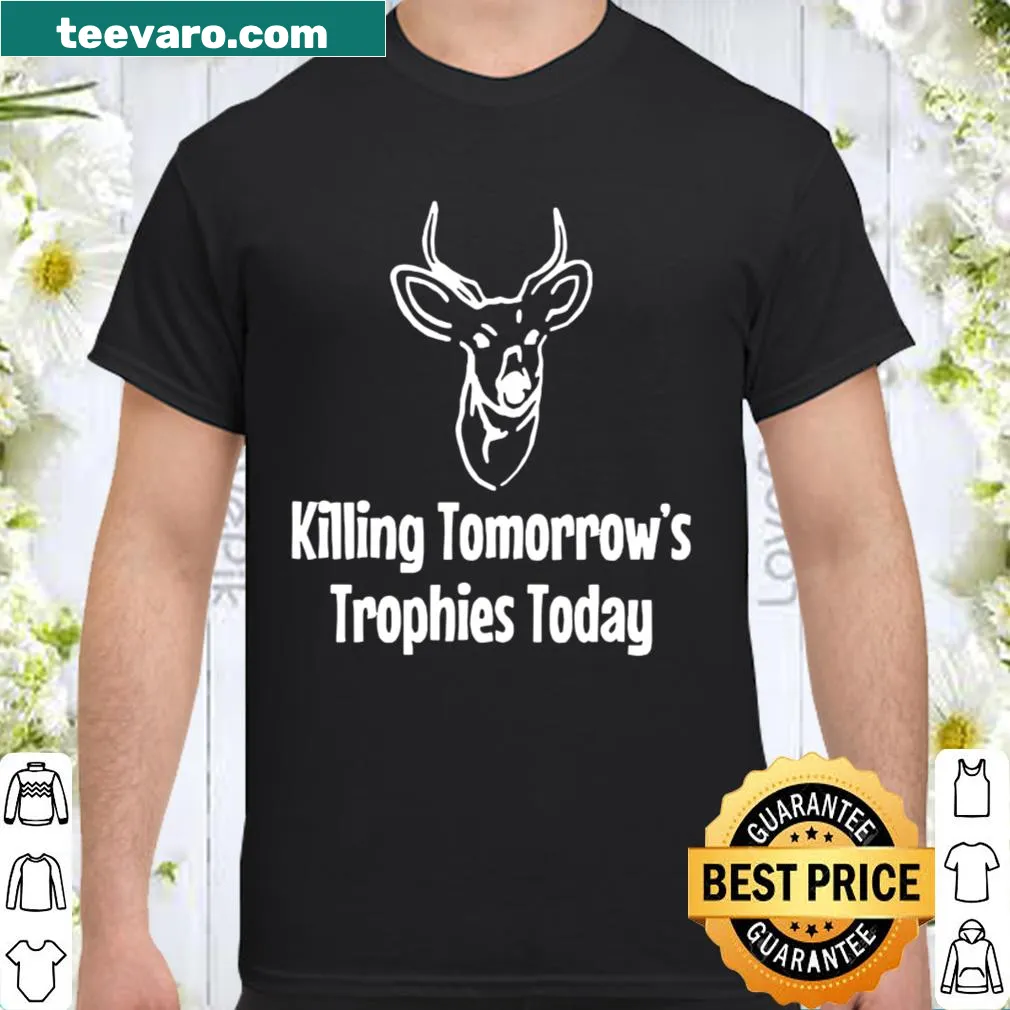 Hunting themed shirt with bold text