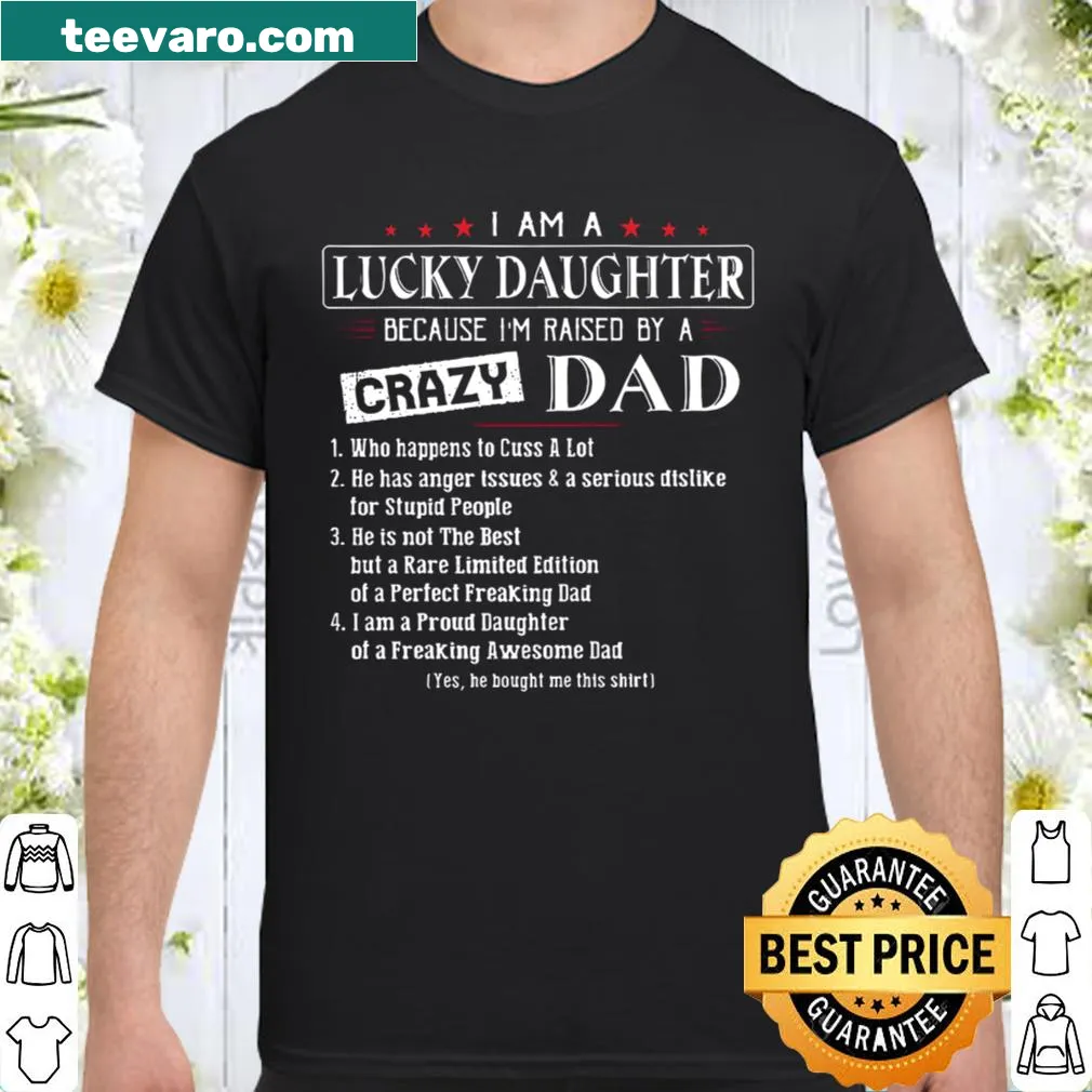 Heartwarming shirt celebrating the bond between a daughter and her dad