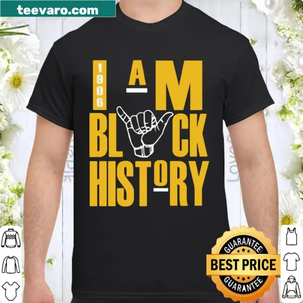 Alpha Phi Alpha fraternity shirt with 'I Am Black History' text