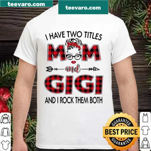 Typography shirt for Moms and Gigis celebrating family roles