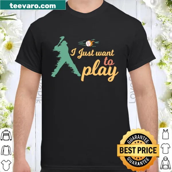 Playful baseball shirt with mask graphic and fun text