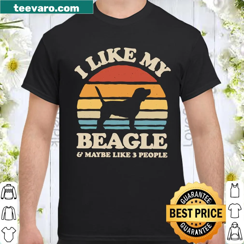 Retro beagle design celebrating dog lovers