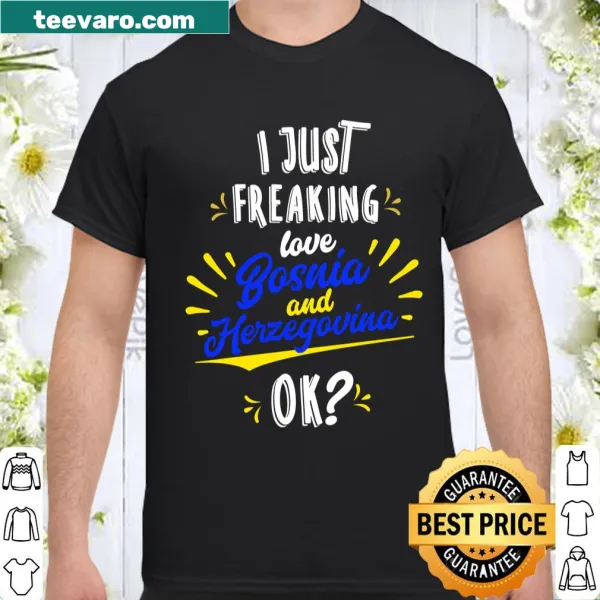 Sweatshirt featuring I Love Bosnia And Herzegovina graphic