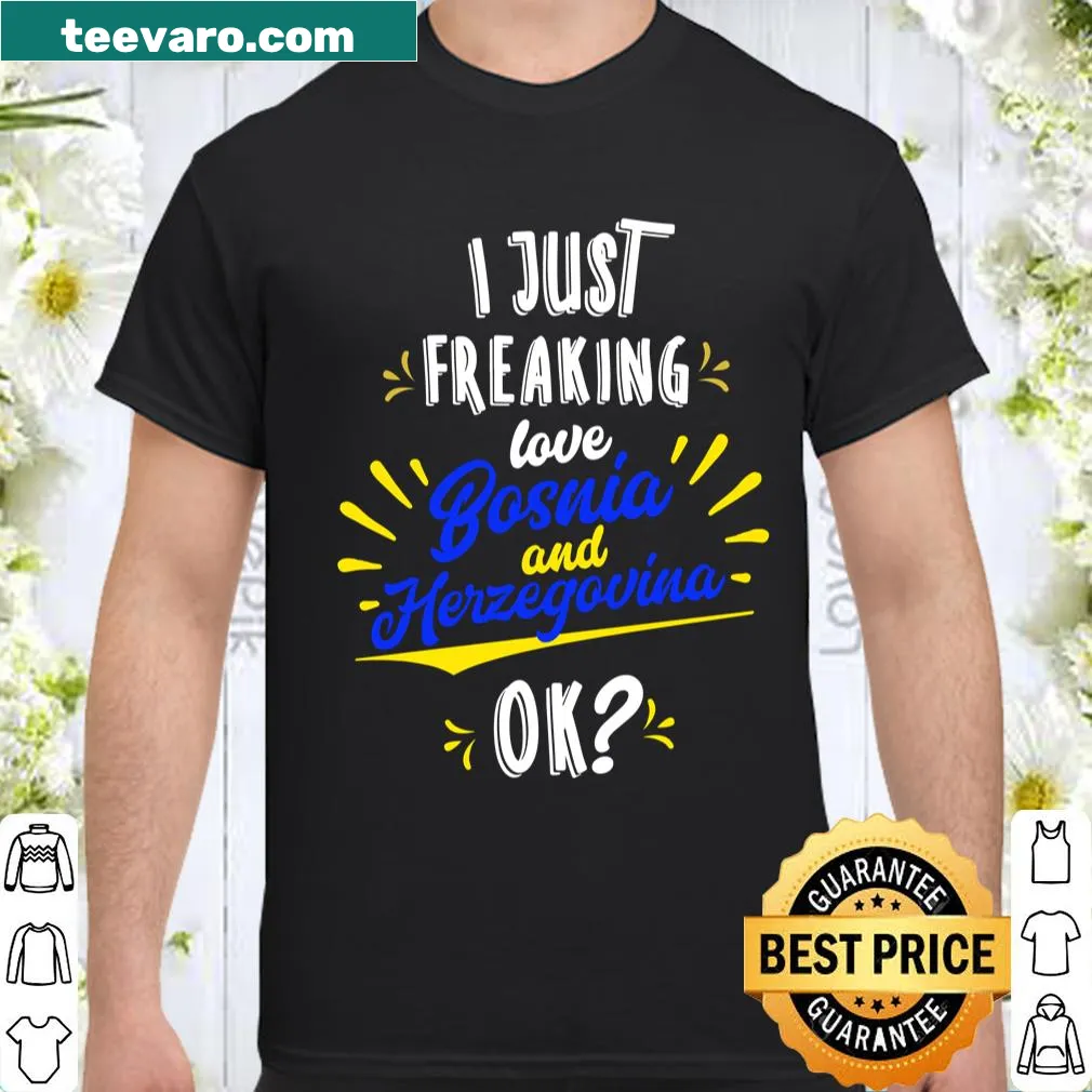 Sweatshirt featuring I Love Bosnia And Herzegovina graphic