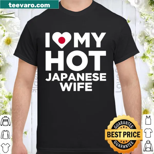 Cute shirt expressing love for a Japanese wife with playful design