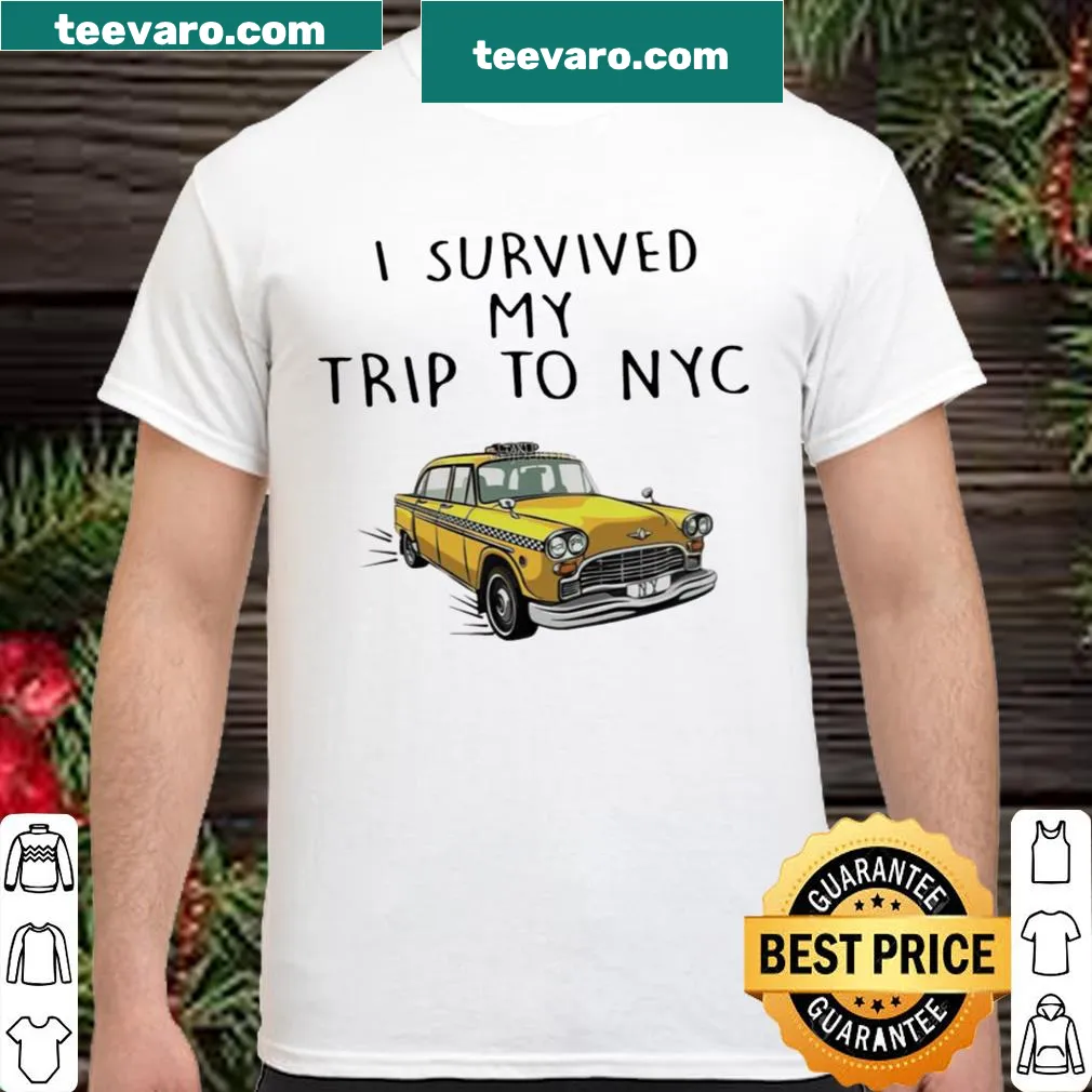 Typography shirt celebrating survival of NYC trip