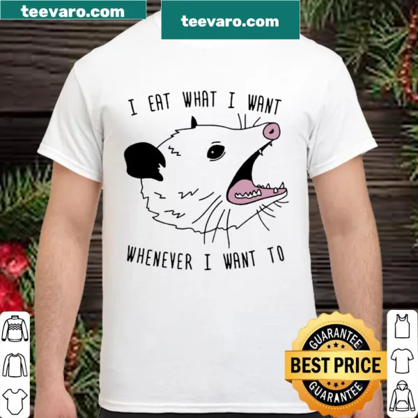 Playful shirt celebrating food indulgence with a cheeky phrase