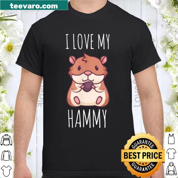 Cute hamster design t-shirt celebrating pet hamsters