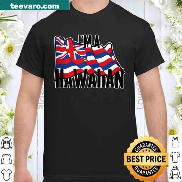 Vintage Hawaiian state flag t-shirt for travel enthusiasts