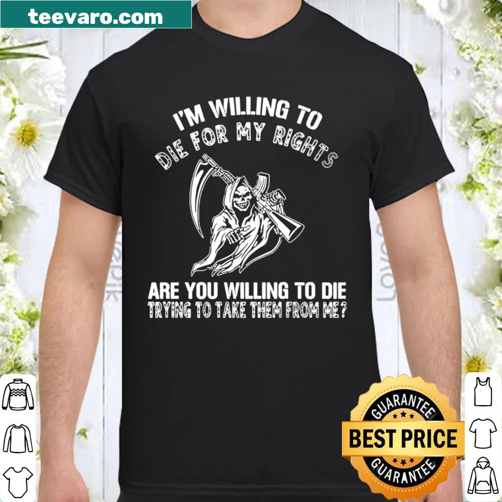 Shirt featuring a powerful rights statement on the front and back