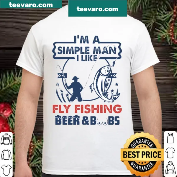 Fly fishing themed shirt featuring a bold typography design