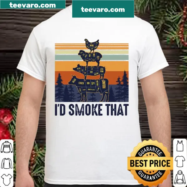 Vintage-style BBQ shirt with humorous grilling text