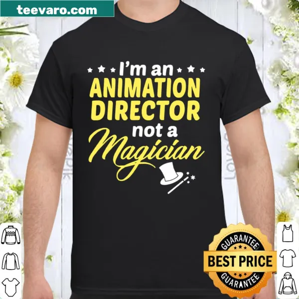 Text design saying 'I'm An Animation Director Not A Magician'