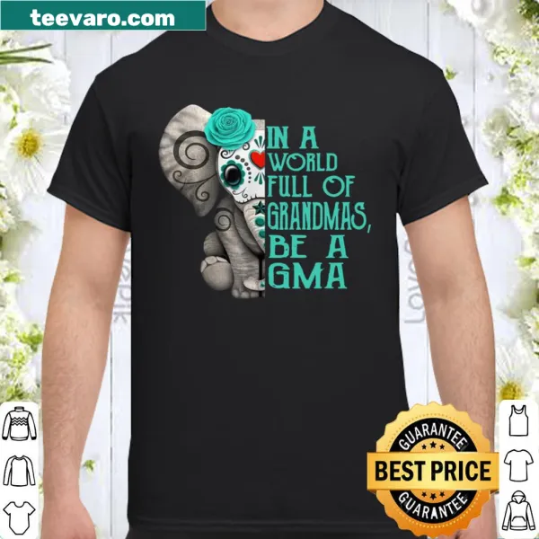 Elephant graphic with text for grandmas celebrating their role