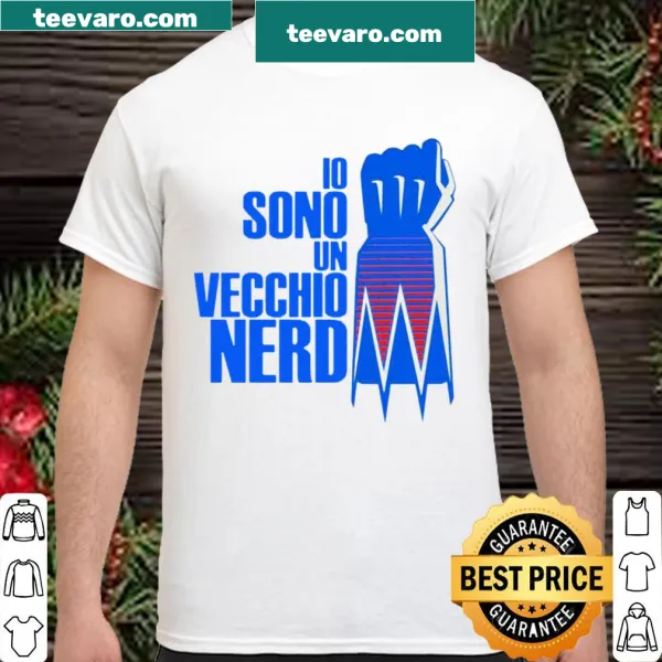 Playful nerd-themed graphic t-shirt with cartoon style