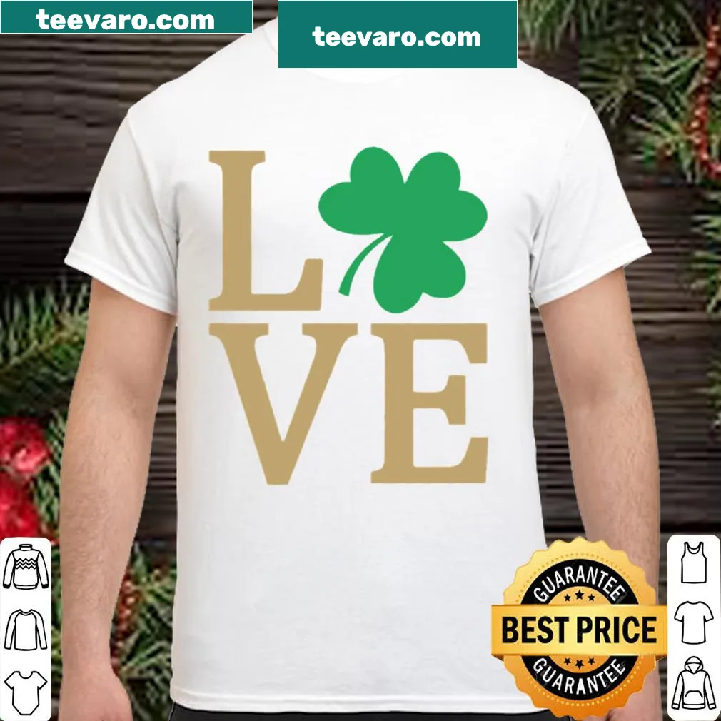 Funny St. Patrick's Day shirt with Irish clover design
