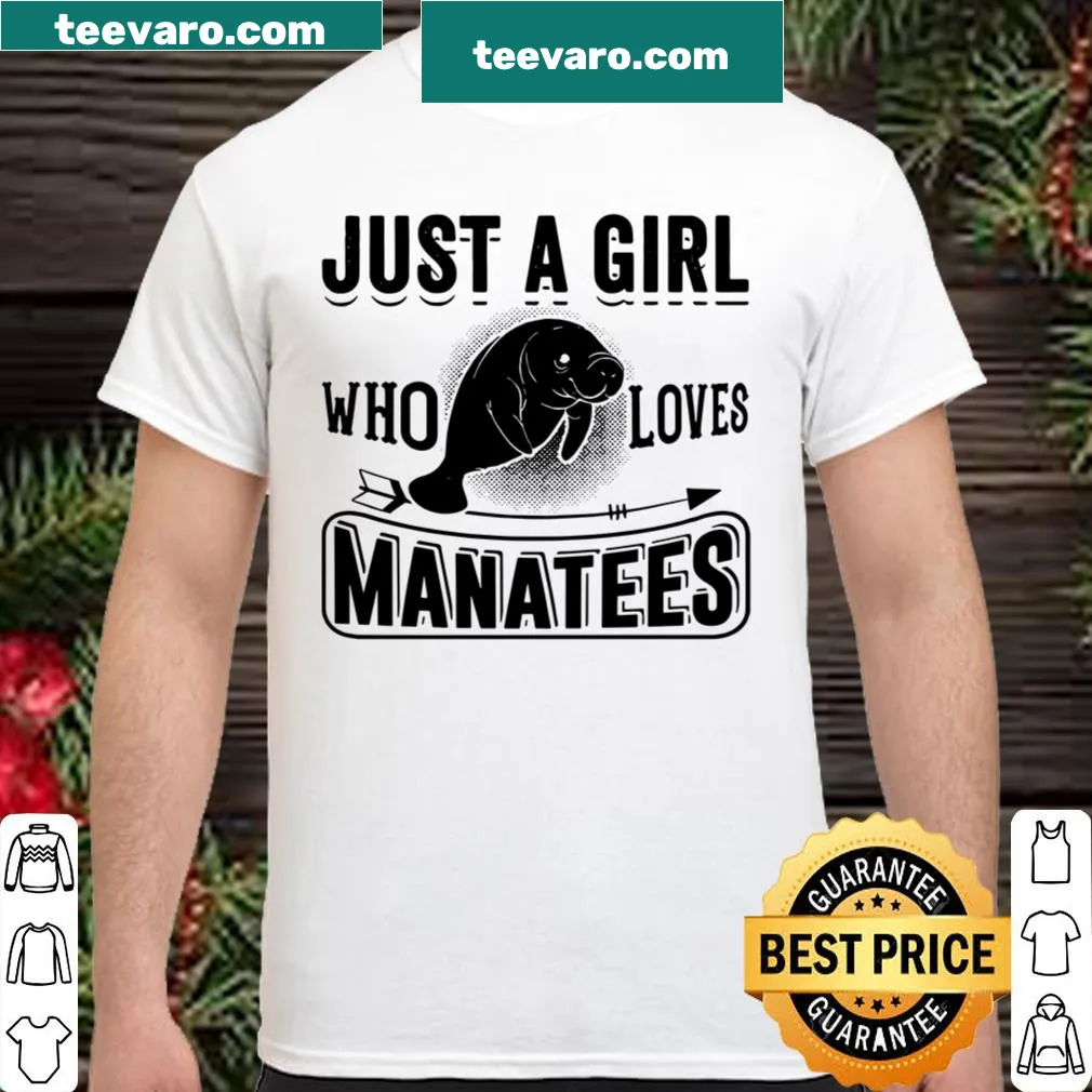 Cute T-shirt for manatee lovers with playful illustration