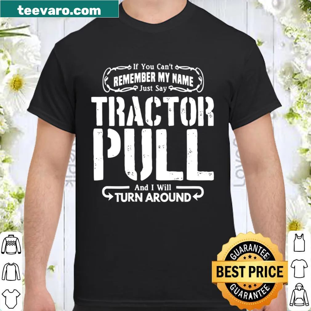 Funny tractor pull graphic on shirt