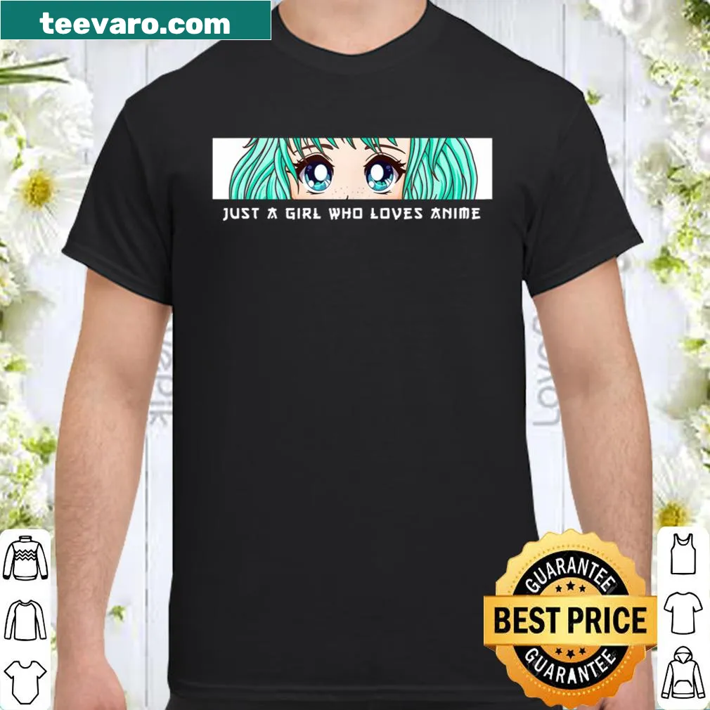 Kawaii T-shirt featuring anime eyes design