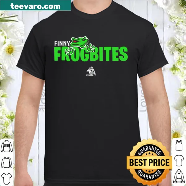 Adorable Finny Frogbites character shirt for kids who love gaming.