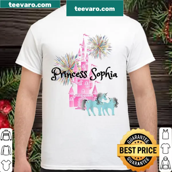 Personalized shirt with the name Sophia for a girl