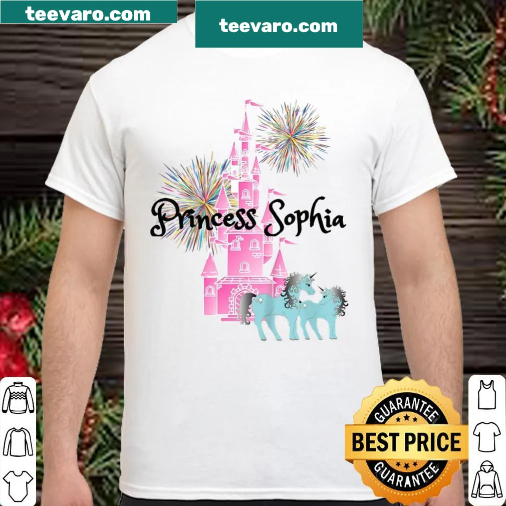 Personalized shirt with the name Sophia for a girl