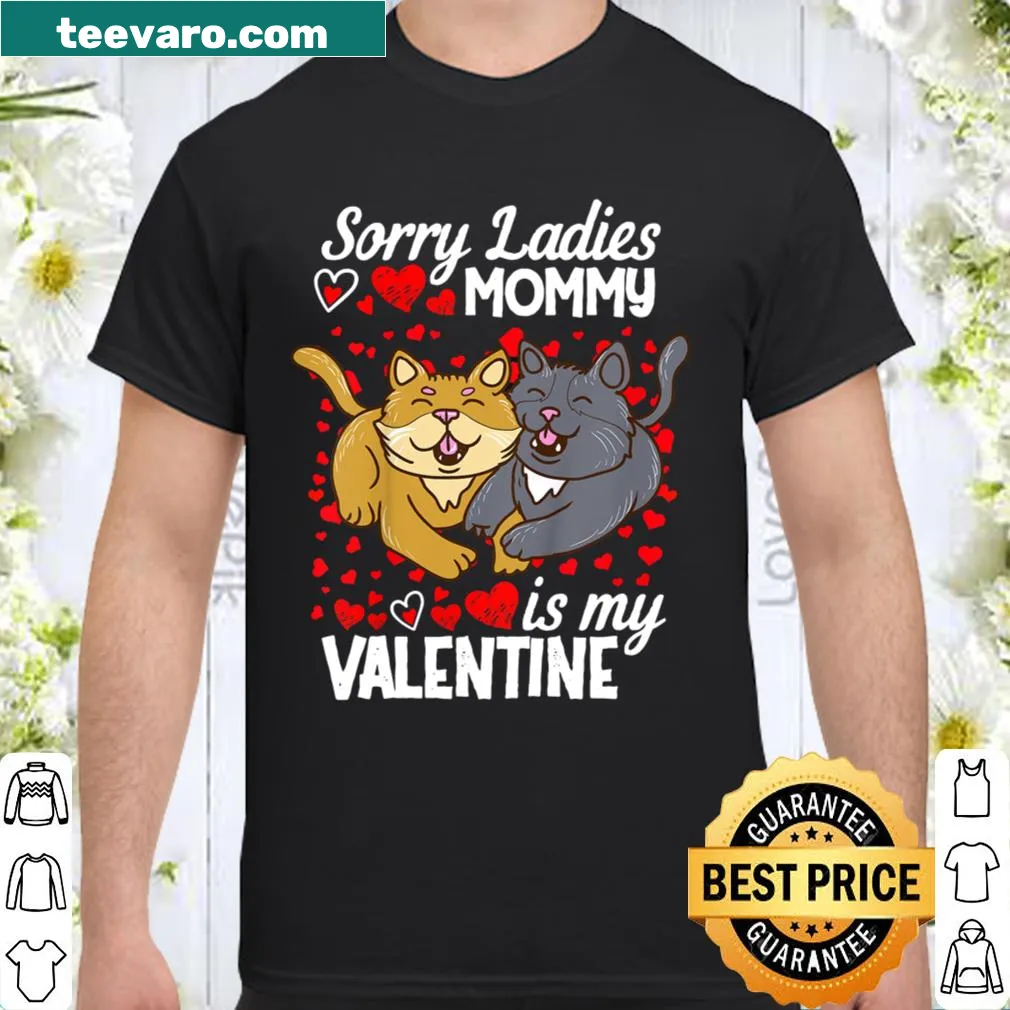 Playful text graphic about mommy being a Valentine