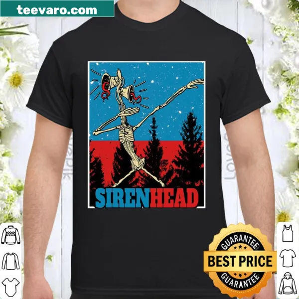 Funny dabbing Siren Head graphic on a shirt