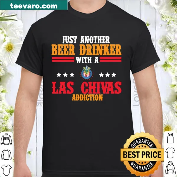 Shirt featuring Chivas logo and 'Just Another Beer Drinker' text