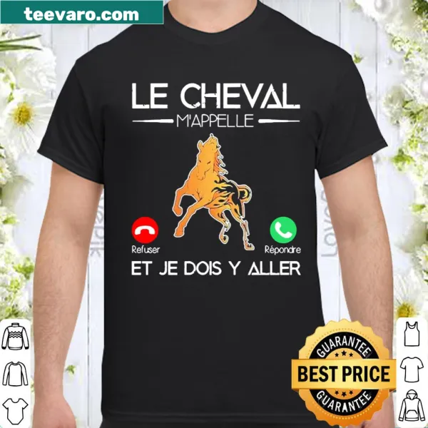 T-shirt featuring the phrase about horses for travel lovers