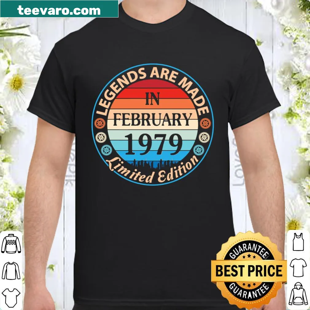 Limited edition shirt celebrating February 1979 birthdays