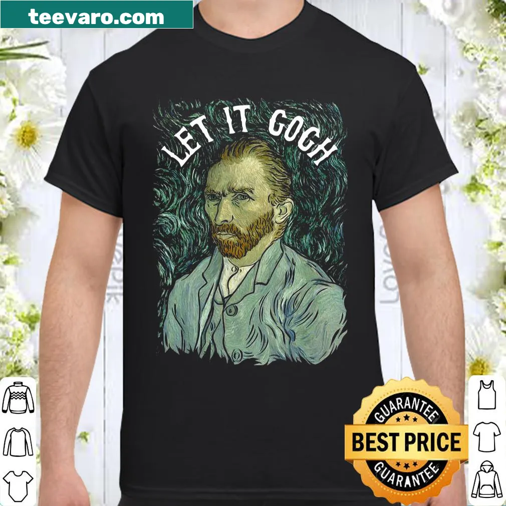 Funny artist shirt with a playful Van Gogh illustration