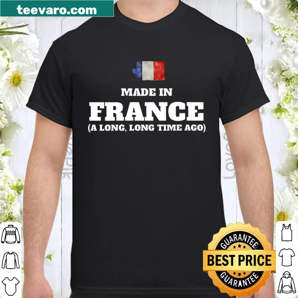 Nostalgic shirt with 'Made In France' text
