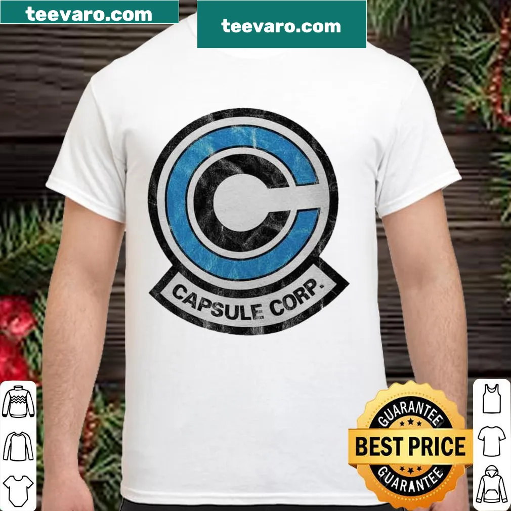 Capsule Corp graphic design for Dragon Ball anime fans.