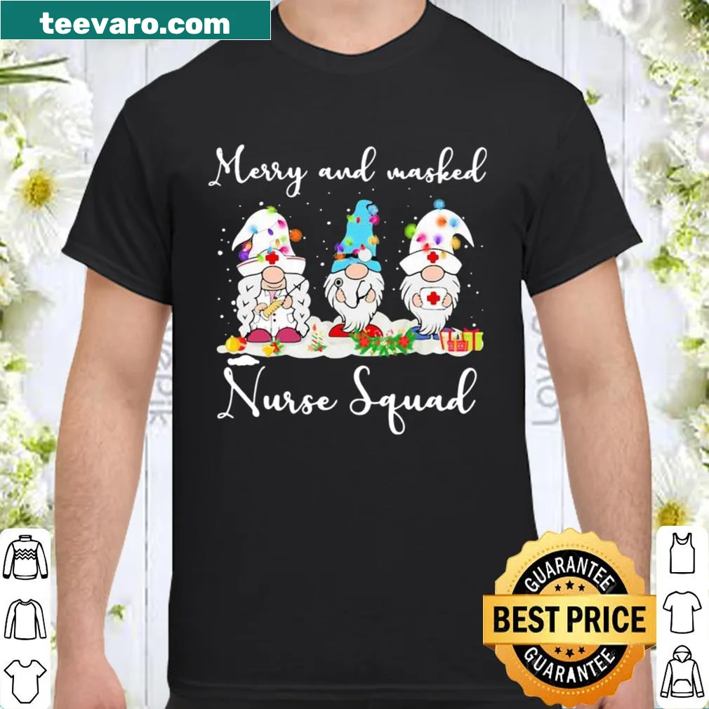 Cute gnome nurse squad design for Christmas celebrations