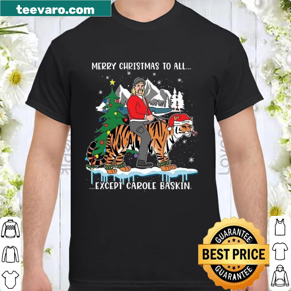 Funny Christmas sweatshirt with Carole Baskin reference