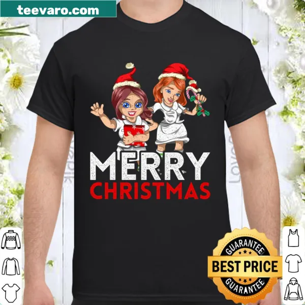 Cheerful Christmas shirt for women with festive message