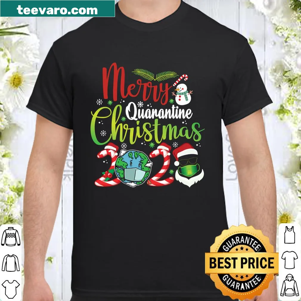 Family matching shirt for Merry Quarantine Christmas 2020
