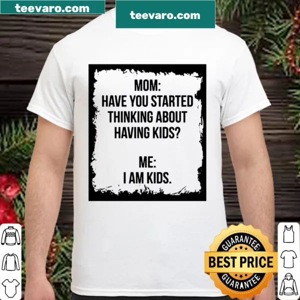 Playful shirt about kids and motherhood