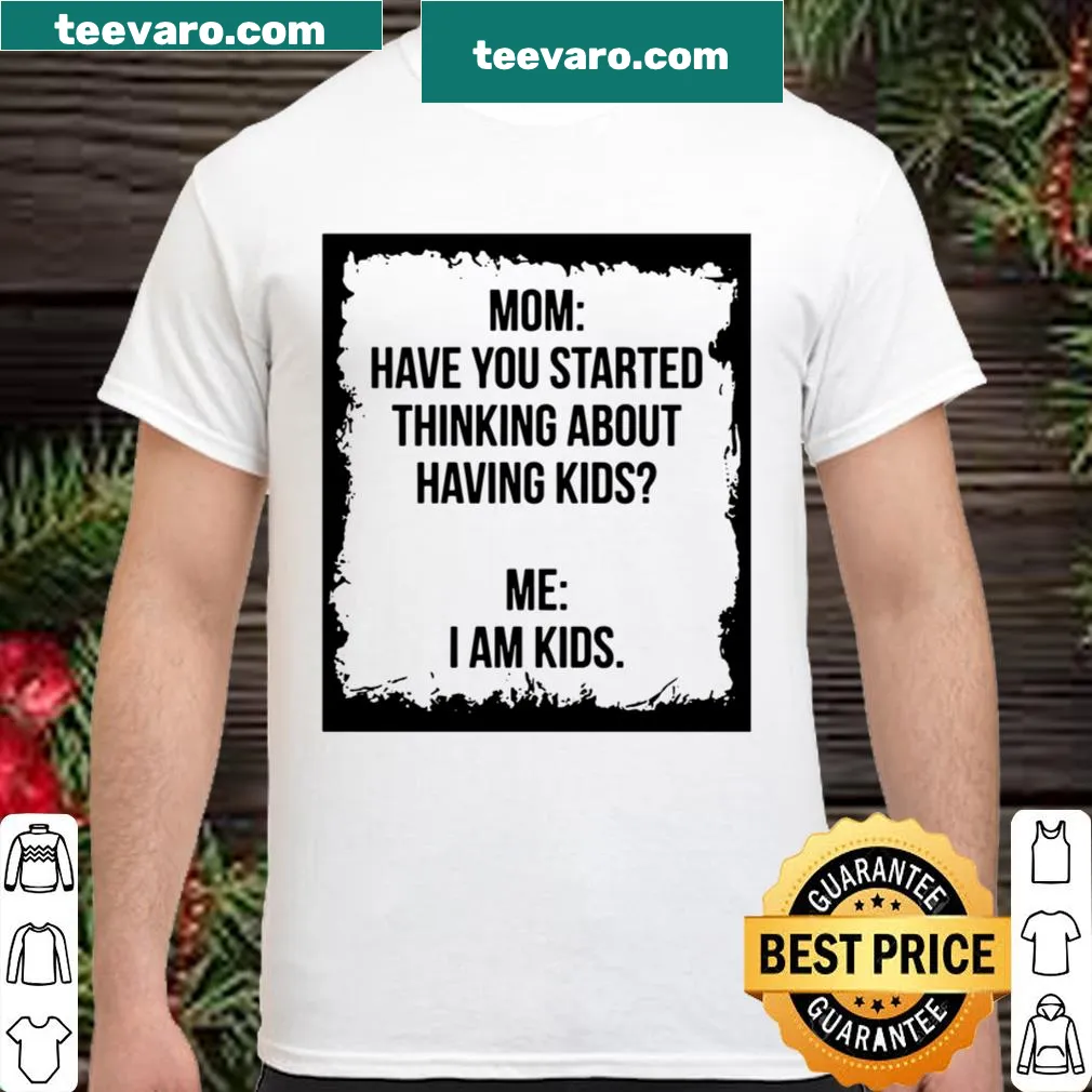 Playful shirt about kids and motherhood