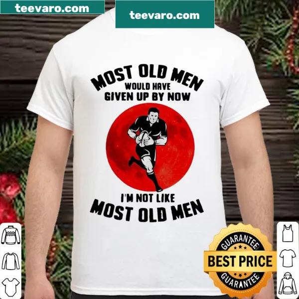 Inspirational rugby-themed shirt for older athletes