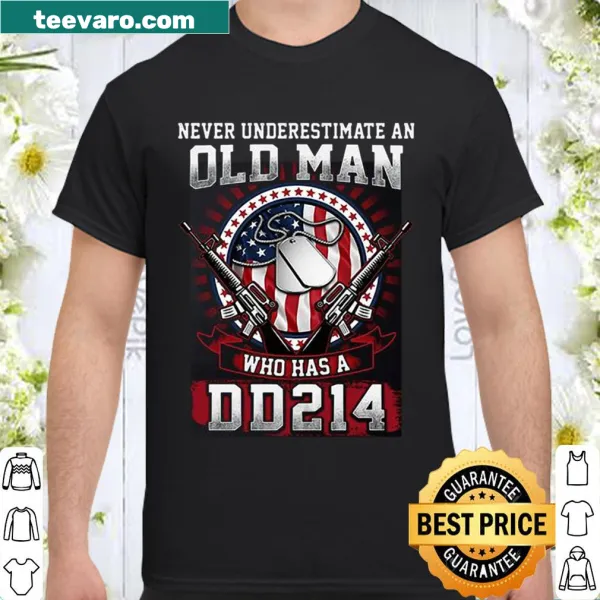 Veteran-themed shirt featuring 'DD214' phrase for military pride