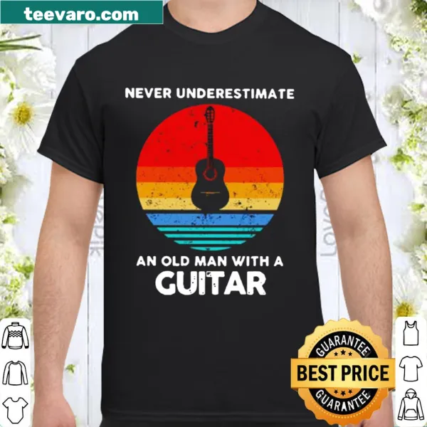 Vintage shirt with inspirational text about musicians and age