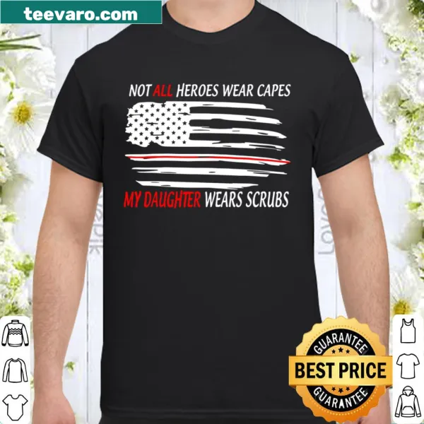 Sentimental shirt for moms featuring the pride of a daughter in scrubs