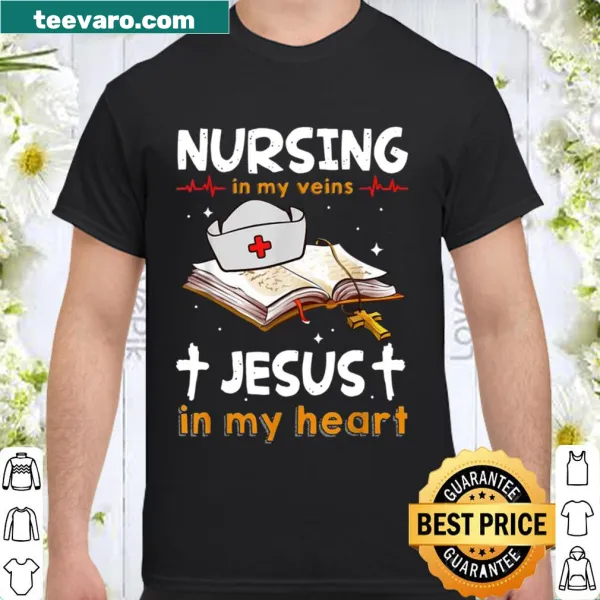 Heartfelt nurse shirt with faith and caring message