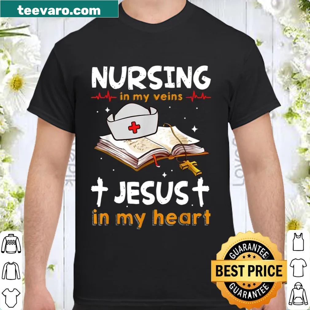 Heartfelt nurse shirt with faith and caring message