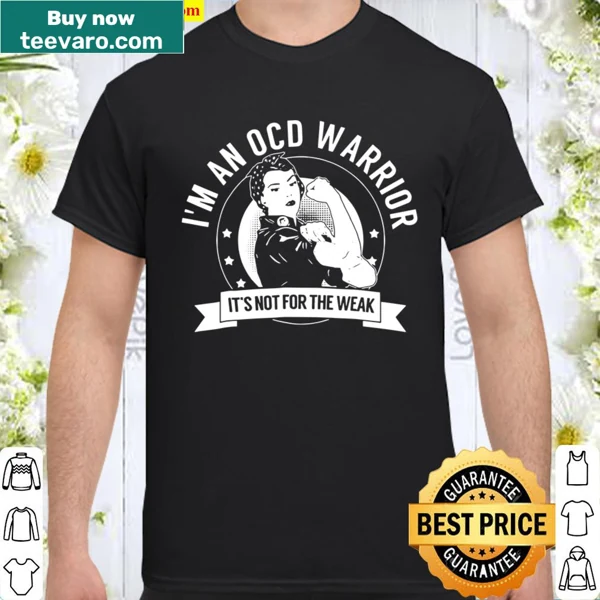 OCD Warrior shirt with bold typography