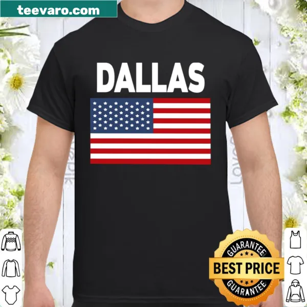 Classic American flag shirt for patriotic occasions.