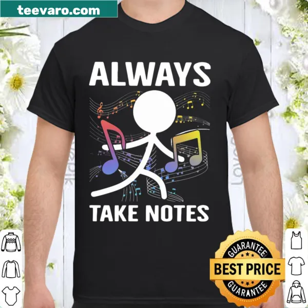 Motivational graphic tee with a message about music and creativity.